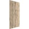 Ekena Millwork Rustic Four Board Joined Board-n-Batten Pecky Cypress Faux Wood Shutters w/No Batten, 22"W x 84"H SHUBJN22X84PCPR - alternate 2